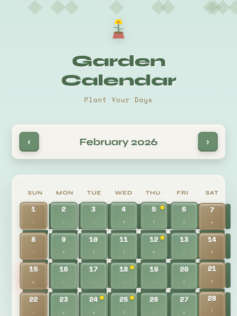 Garden Calendar